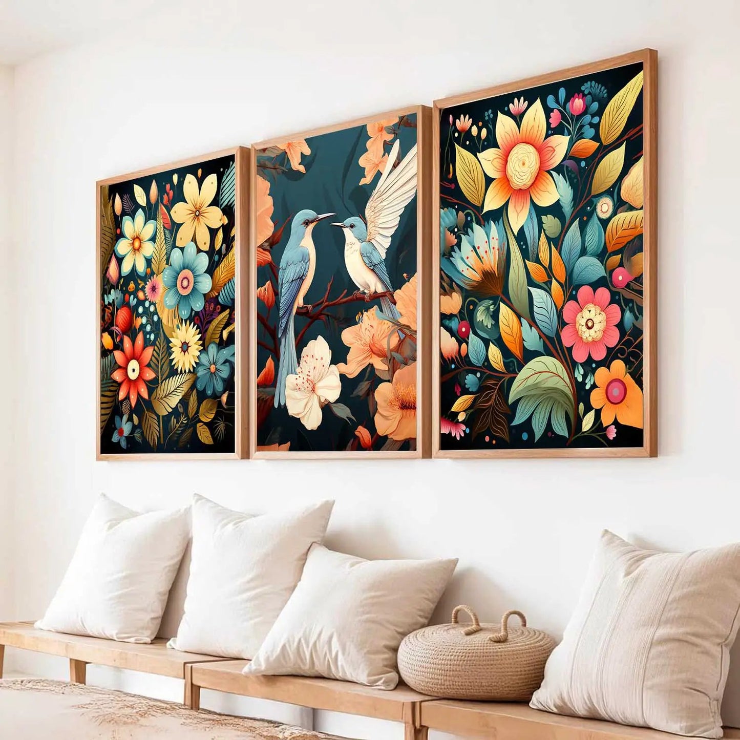 Traditional  Wall Art Paintings for Living Room - Wall Poster With frames