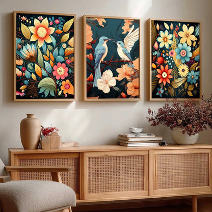 Traditional  Wall Art Paintings for Living Room - Wall Poster With frames