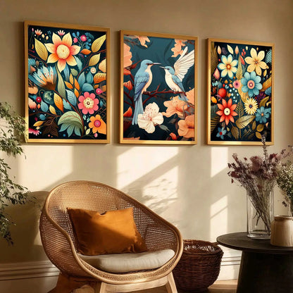 Traditional  Wall Art Paintings for Living Room - Wall Poster With frames