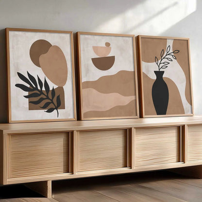 Boho   Wall  Art Paintings for Living Room - Wall Poster With frames