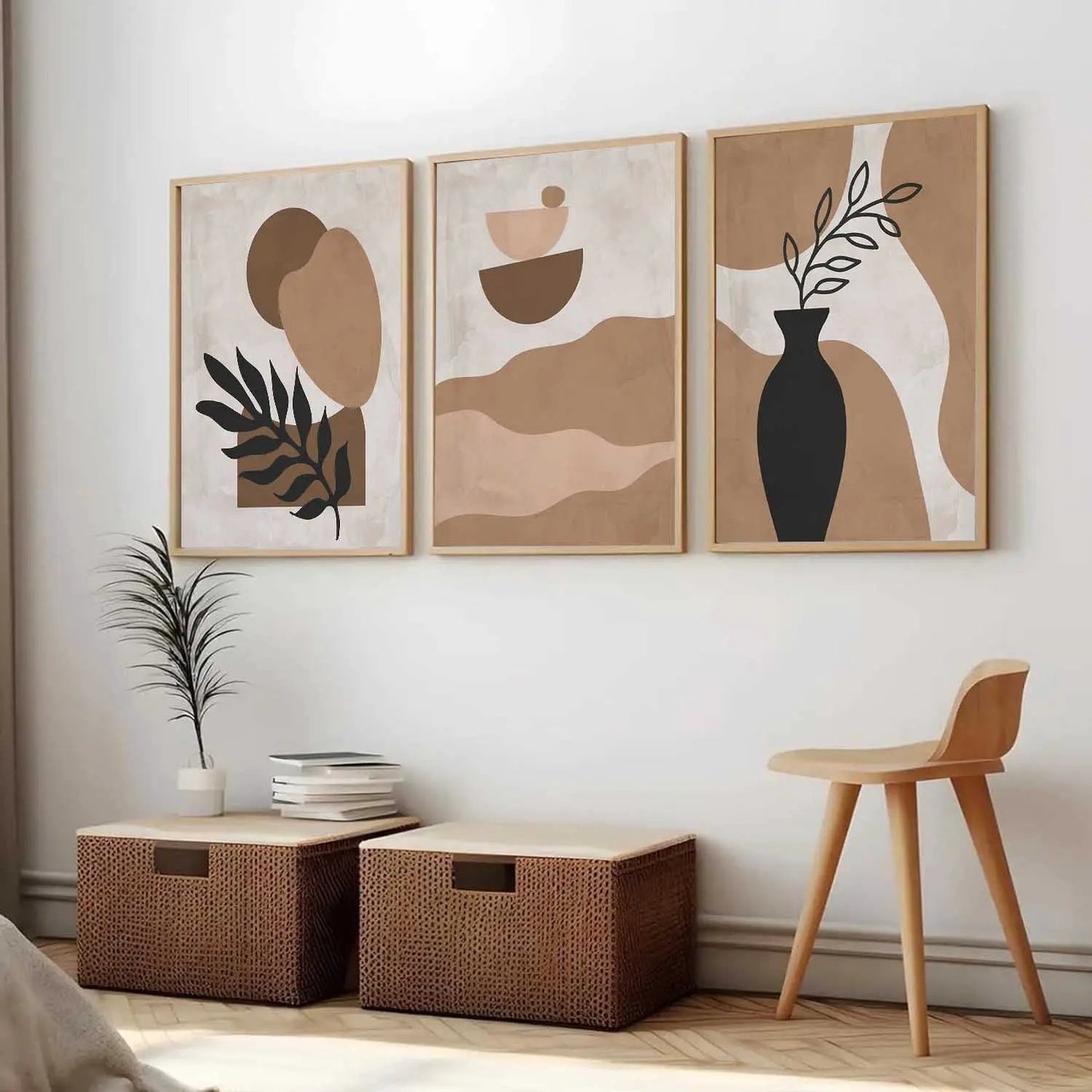 Boho   Wall  Art Paintings for Living Room - Wall Poster With frames