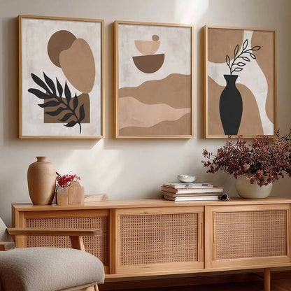 Boho   Wall  Art Paintings for Living Room - Wall Poster With frames