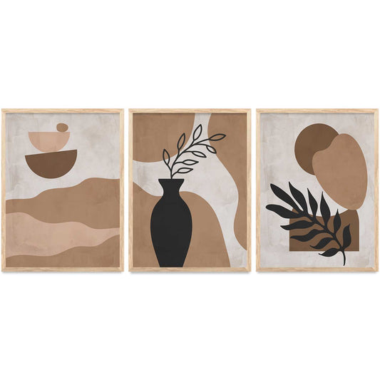 Boho   Wall  Art Paintings for Living Room - Wall Poster With frames