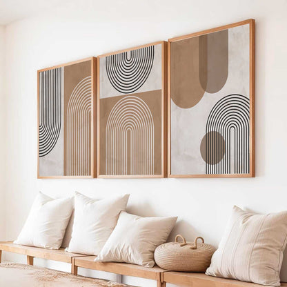 Boho  Wall  Art Paintings for Living Room - Wall Poster With frames