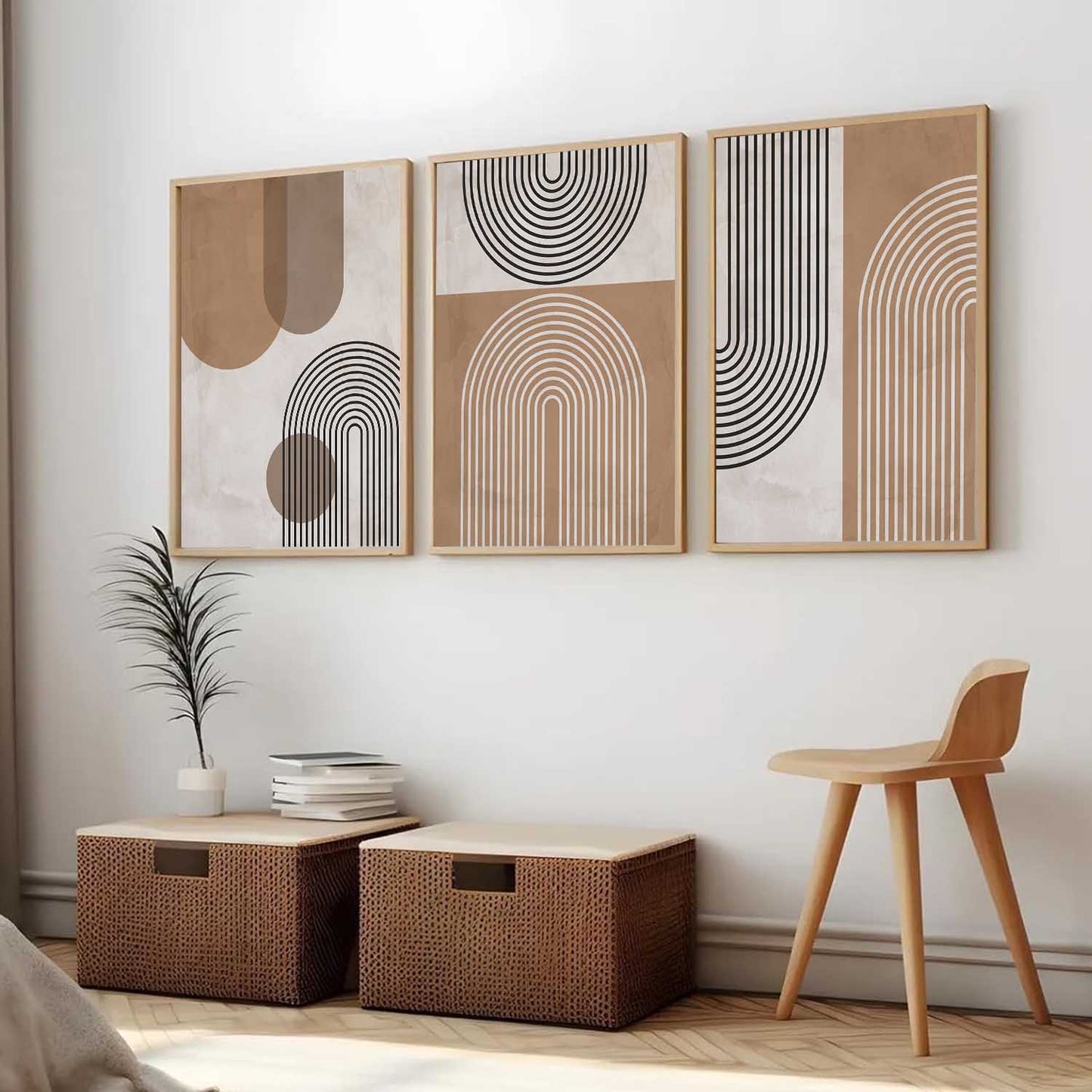 Boho  Wall  Art Paintings for Living Room - Wall Poster With frames