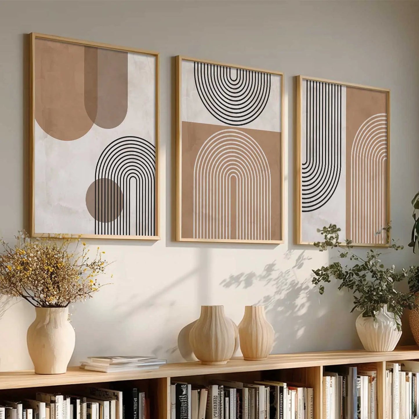 Boho  Wall  Art Paintings for Living Room - Wall Poster With frames