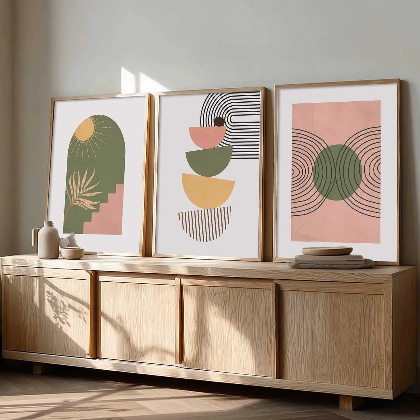 Boho  Wall  Art Paintings for Living Room - Wall Poster With frames