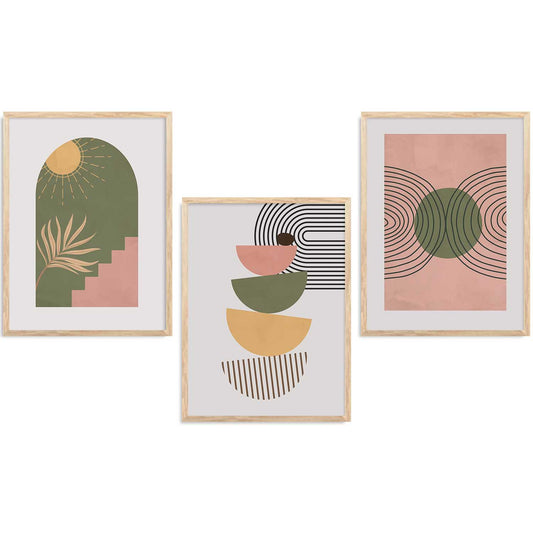 Boho  Wall  Art Paintings for Living Room - Wall Poster With frames