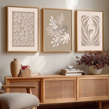 Boho  Wall Art Paintings for Living Room - Wall Poster With frames
