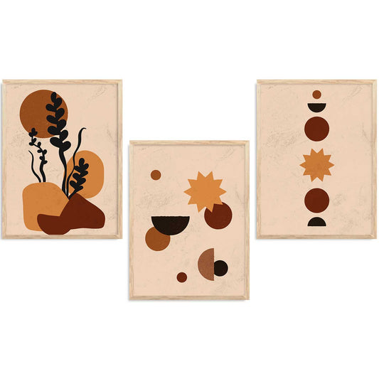 Boho  Wall  Art Paintings for Living Room - Wall Poster With frames