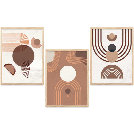 Boho  Wall  Art Paintings for Living Room - Wall Poster With frames