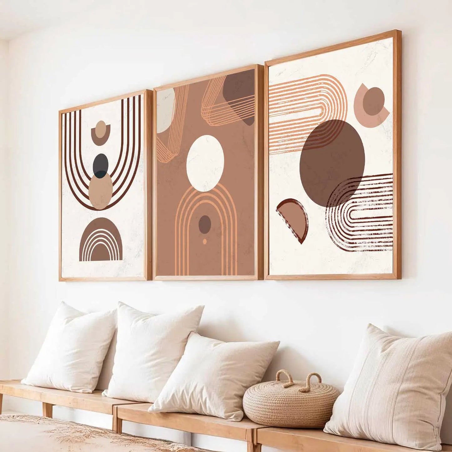 Boho  Wall  Art Paintings for Living Room - Wall Poster With frames