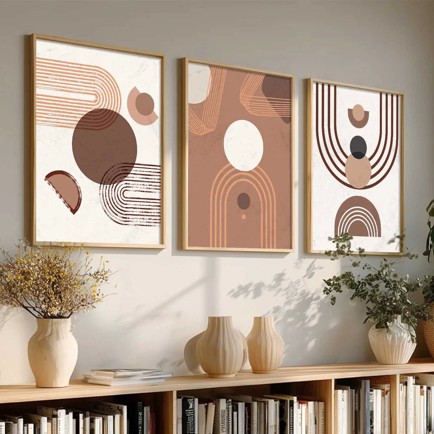 Boho  Wall  Art Paintings for Living Room - Wall Poster With frames