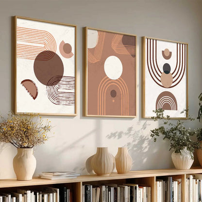 Boho  Wall  Art Paintings for Living Room - Wall Poster With frames