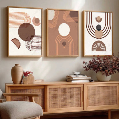 Boho  Wall  Art Paintings for Living Room - Wall Poster With frames