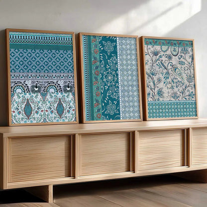 Boho  Wall Art Paintings for Living Room - Wall Poster With frames