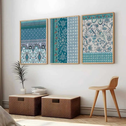 Boho  Wall Art Paintings for Living Room - Wall Poster With frames