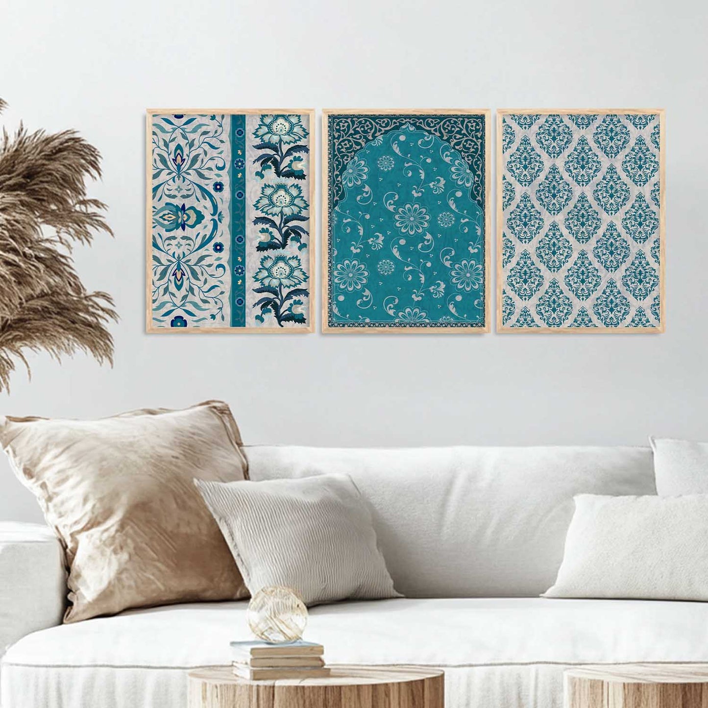Boho Wall Art Paintings for Living Room - Wall Poster With frames