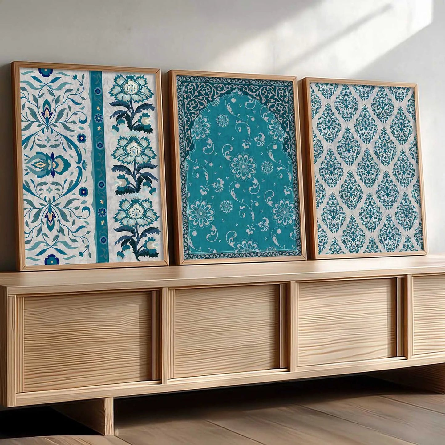 Boho Wall Art Paintings for Living Room - Wall Poster With frames