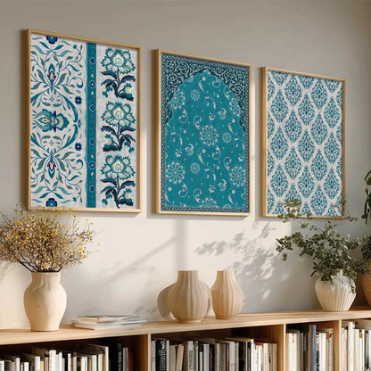 Boho Wall Art Paintings for Living Room - Wall Poster With frames