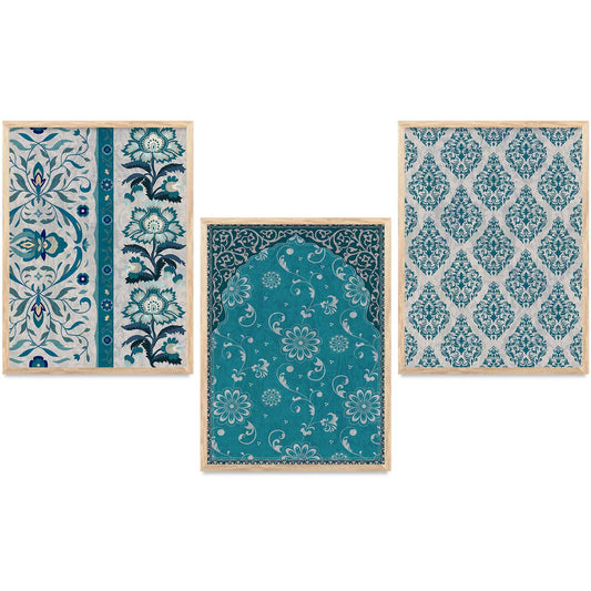 Boho Wall Art Paintings for Living Room - Wall Poster With frames