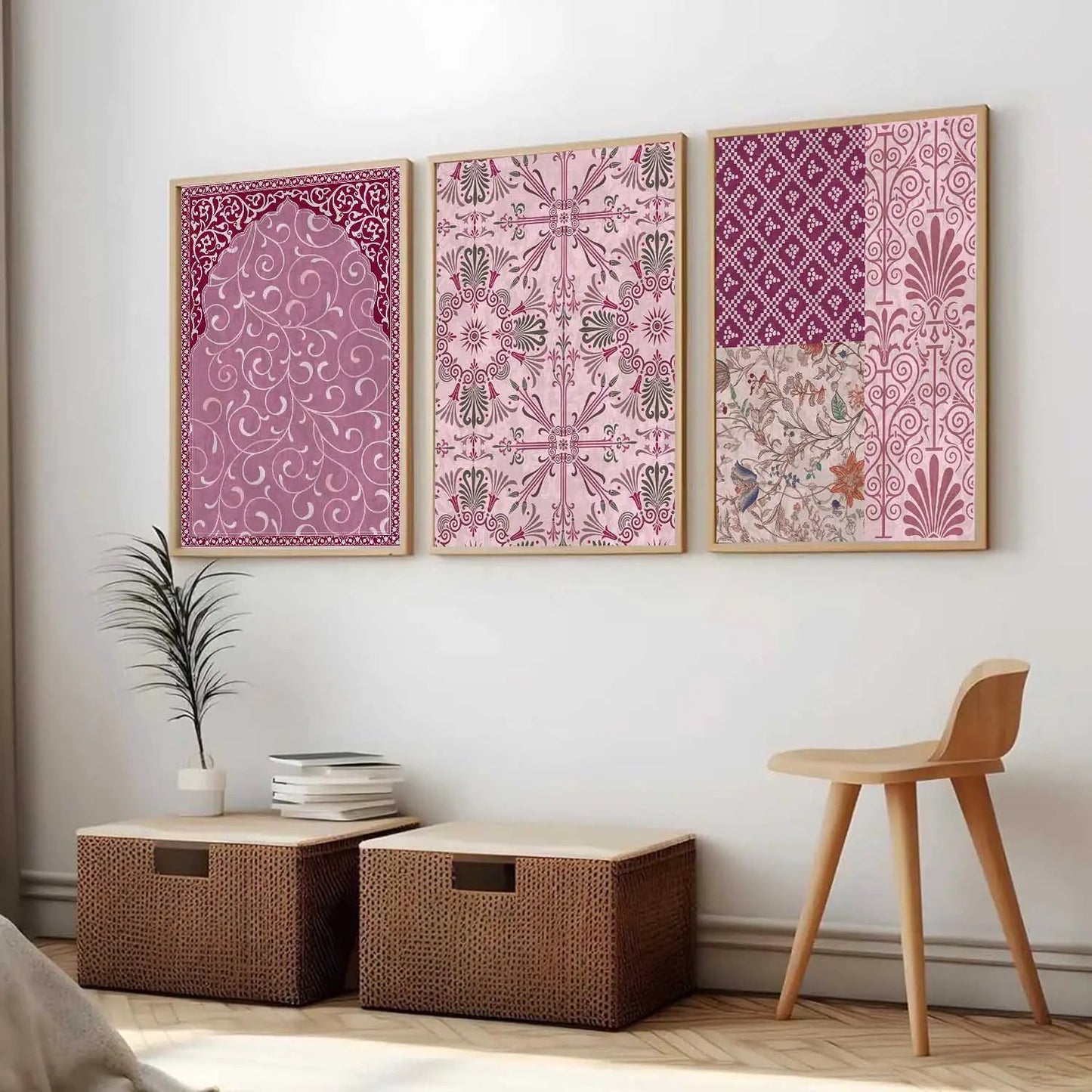 Traditional  Wall  Art Paintings for Living Room - Wall Poster With frames