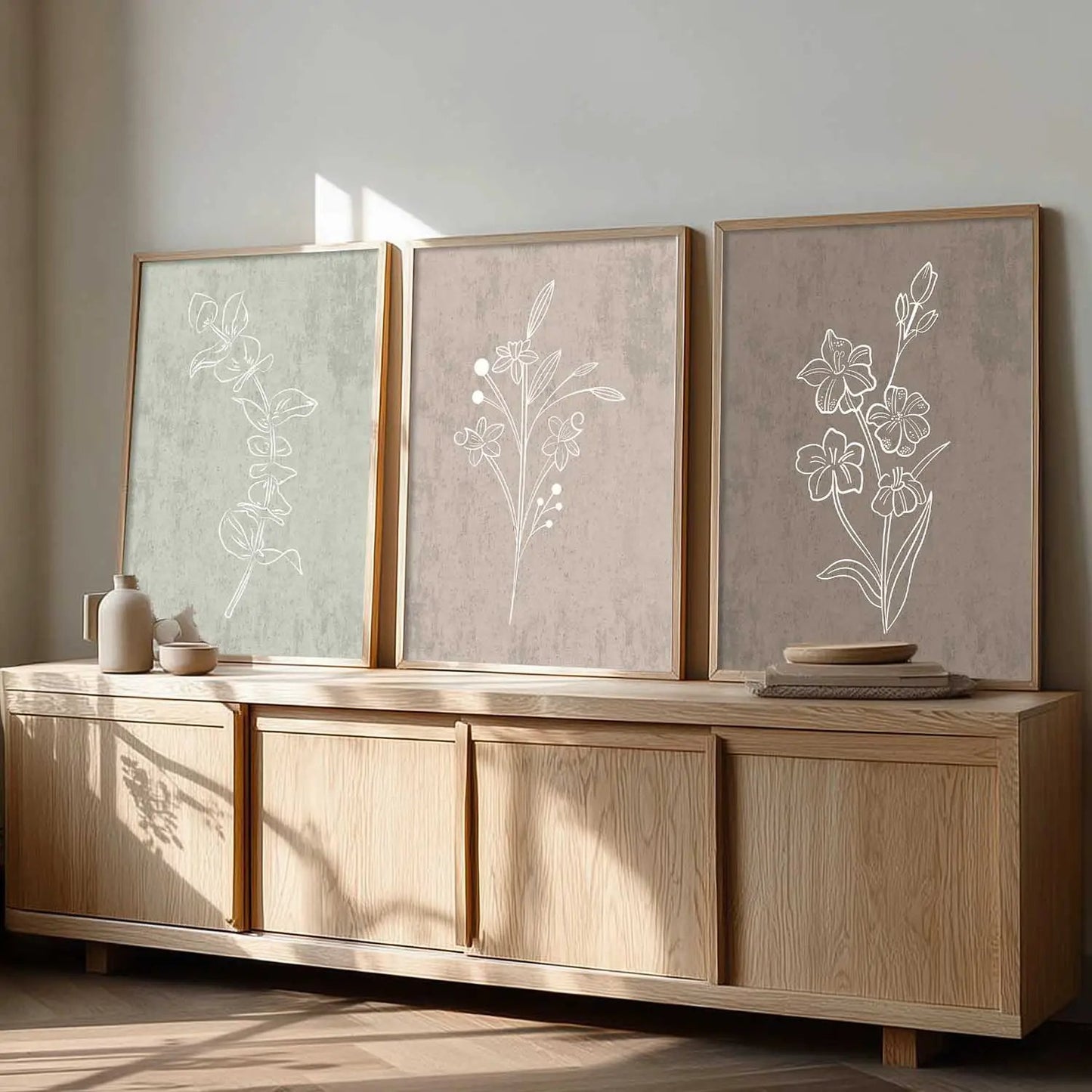 Floral Wall  Art Paintings for Living Room - Wall Poster With frames