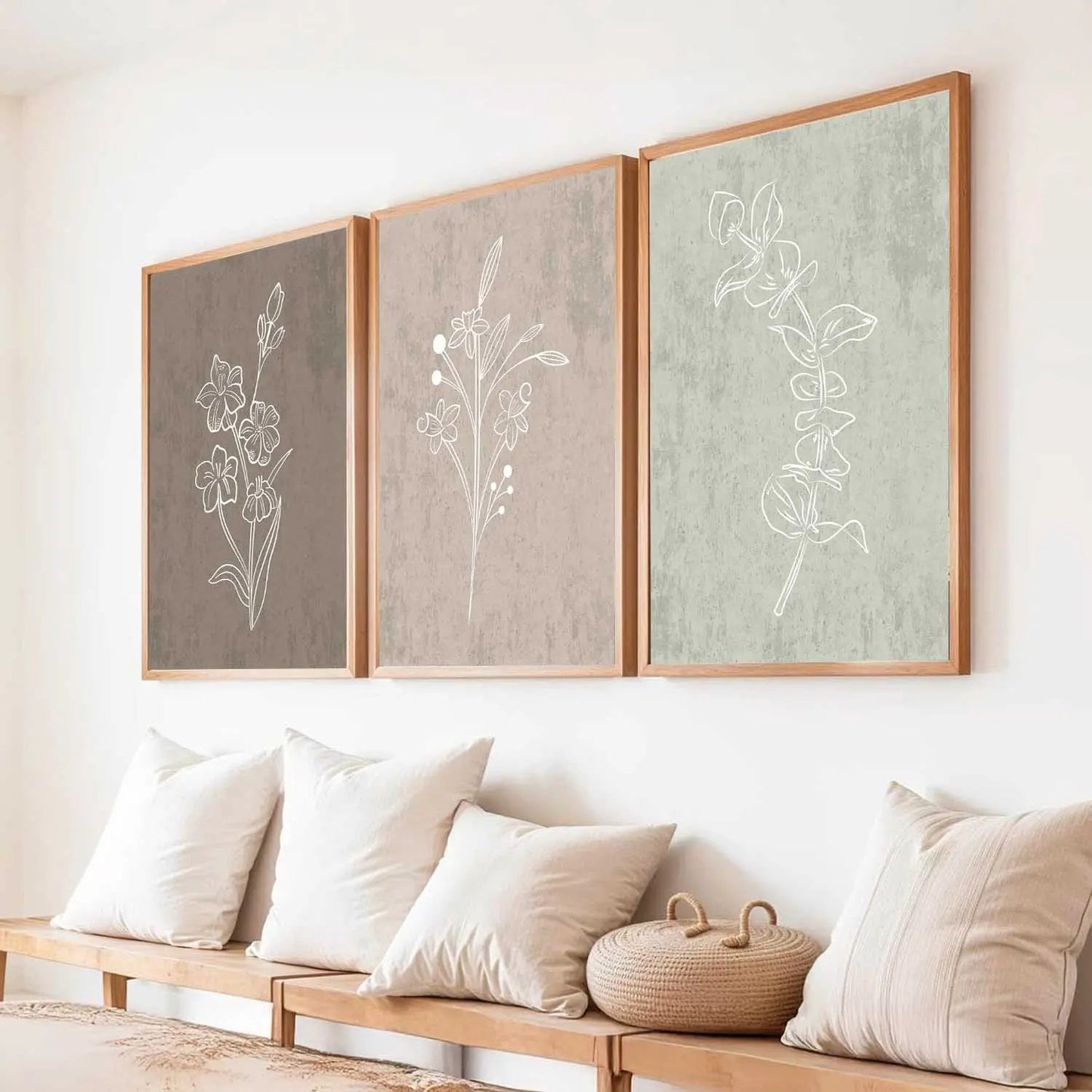 Floral Wall  Art Paintings for Living Room - Wall Poster With frames