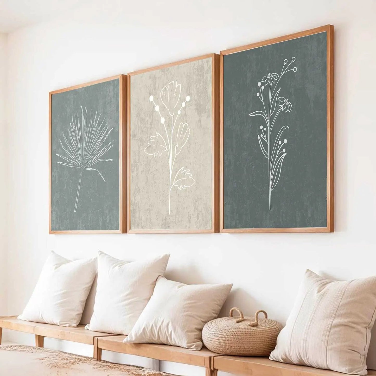 Boho  Wall Art Paintings for Living Room - Wall Poster With frames