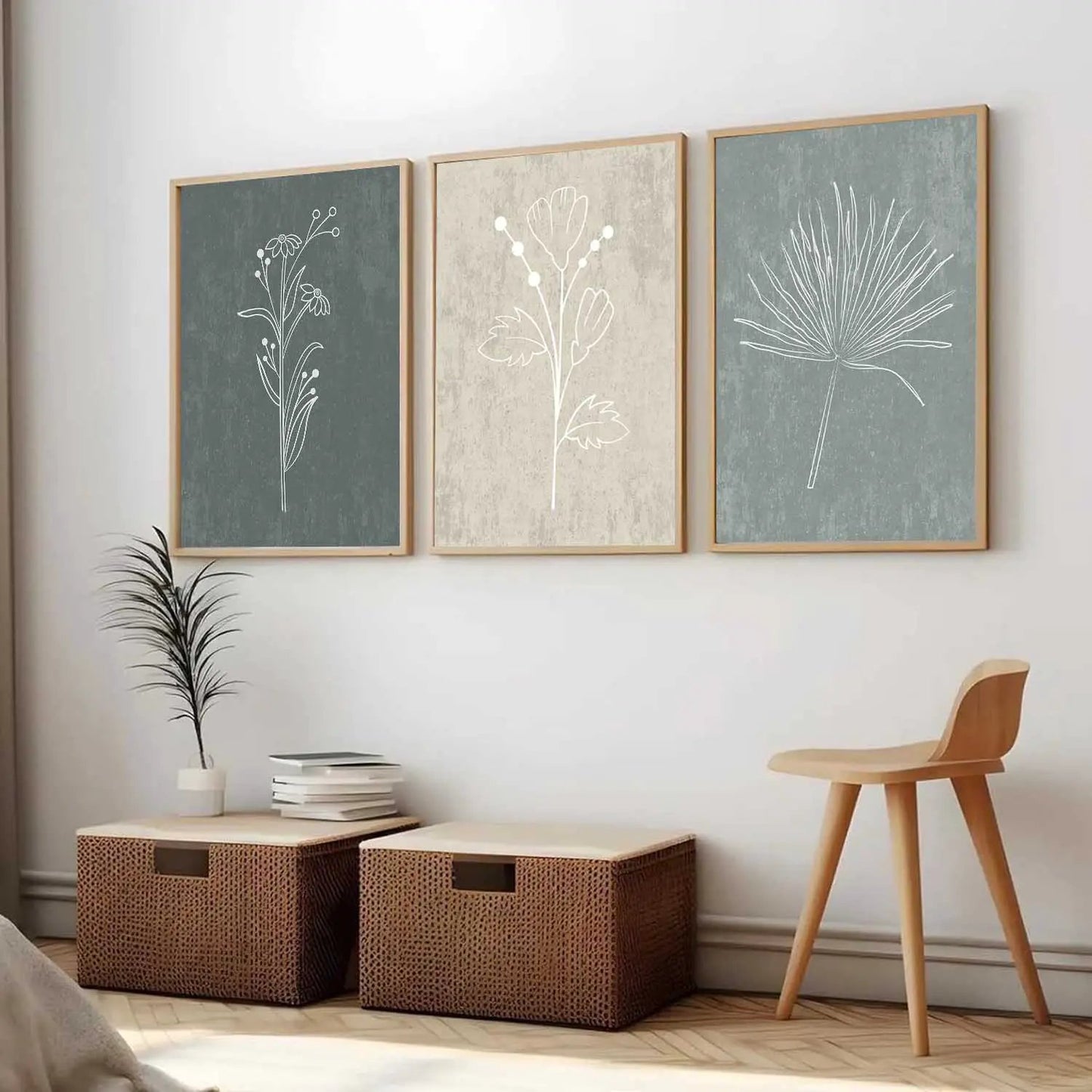 Boho  Wall Art Paintings for Living Room - Wall Poster With frames