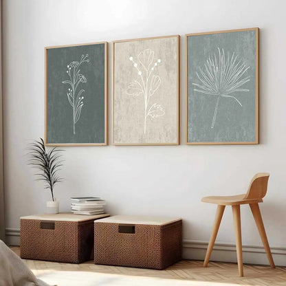 Boho  Wall Art Paintings for Living Room - Wall Poster With frames