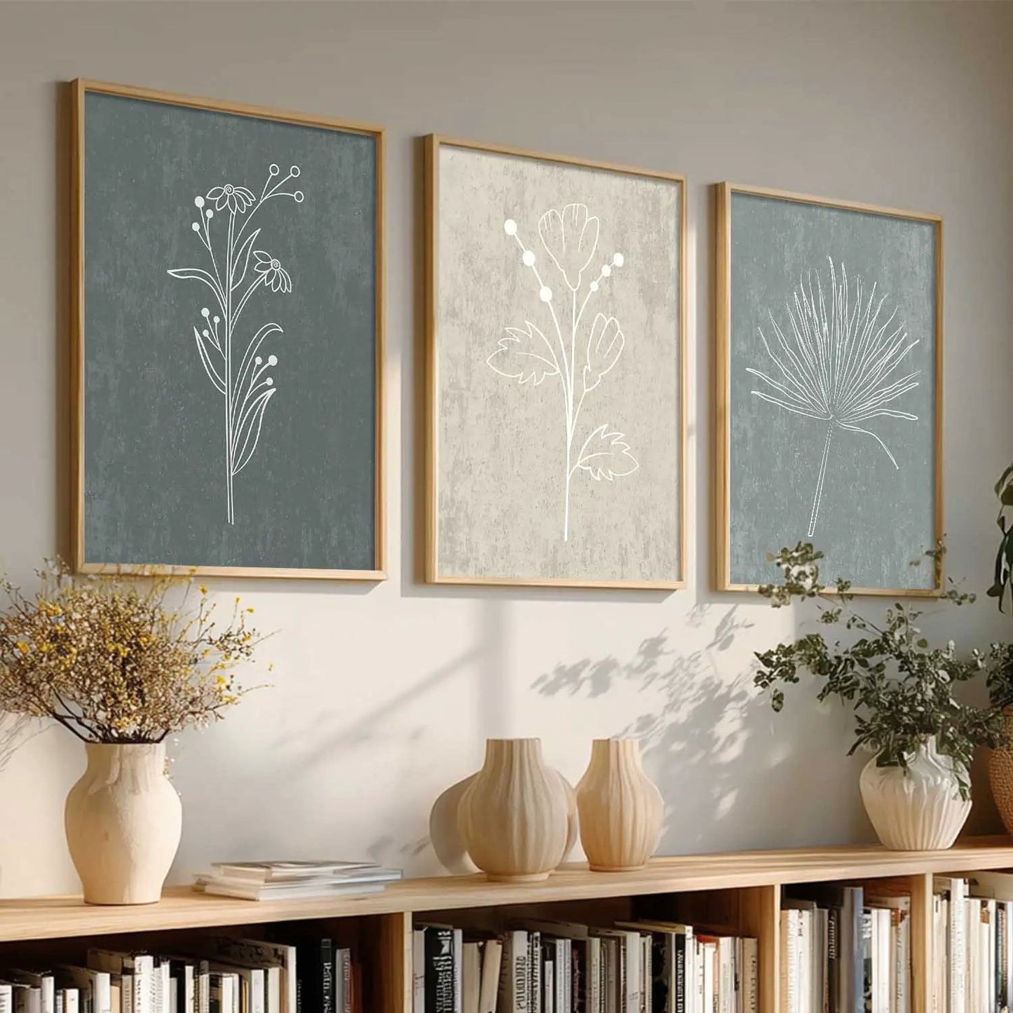 Boho  Wall Art Paintings for Living Room - Wall Poster With frames