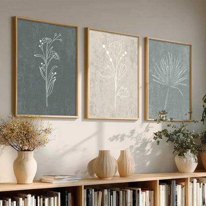 Boho  Wall Art Paintings for Living Room - Wall Poster With frames