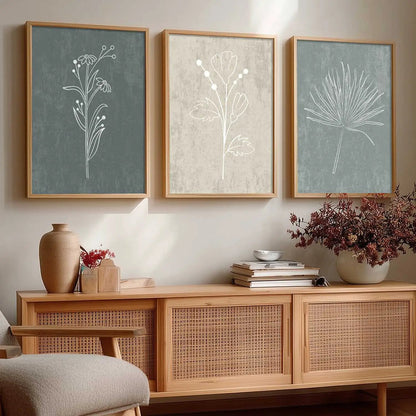 Boho  Wall Art Paintings for Living Room - Wall Poster With frames