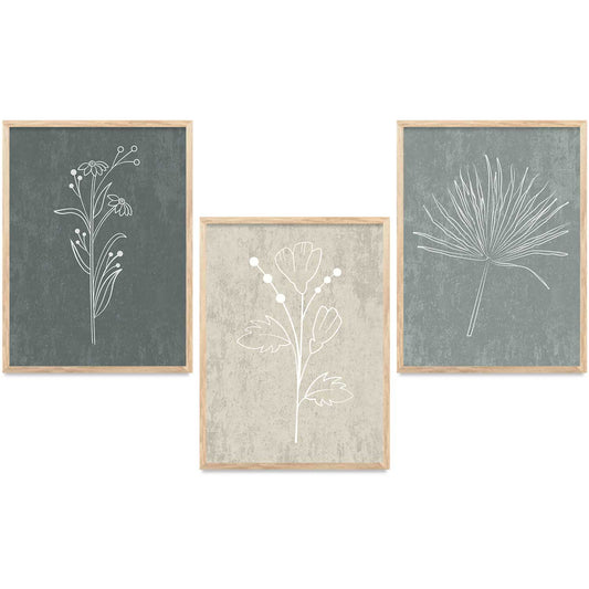 Boho  Wall Art Paintings for Living Room - Wall Poster With frames