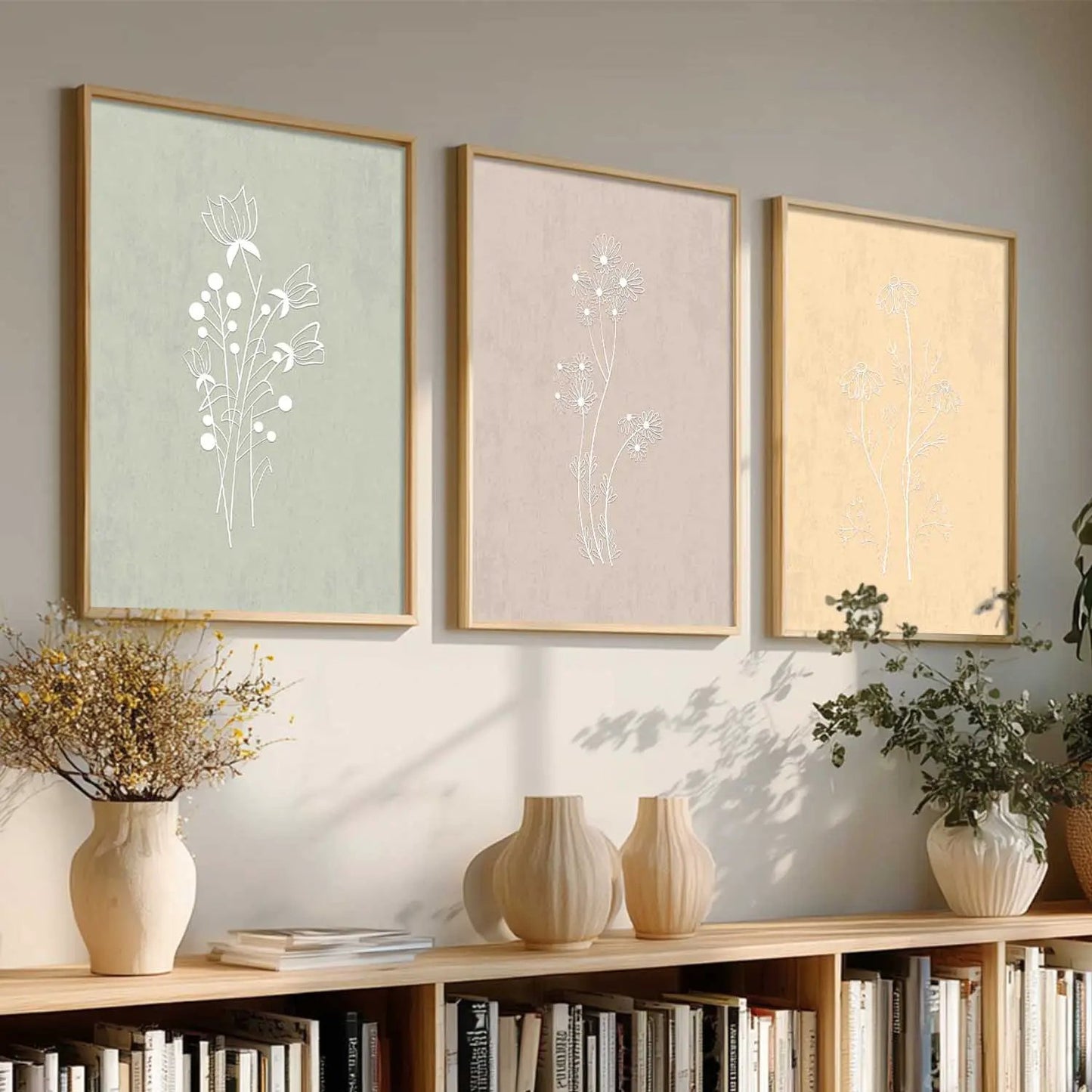 Boho  Wall Art Paintings for Living Room - Wall Poster With frames