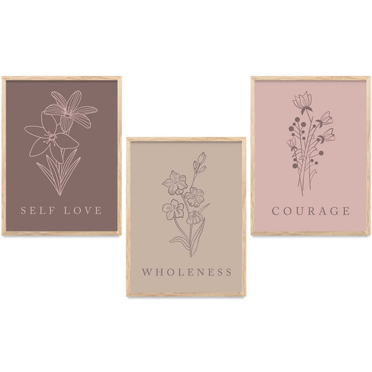 Floral  Wall  Art Paintings for Living Room - Wall Poster With frames