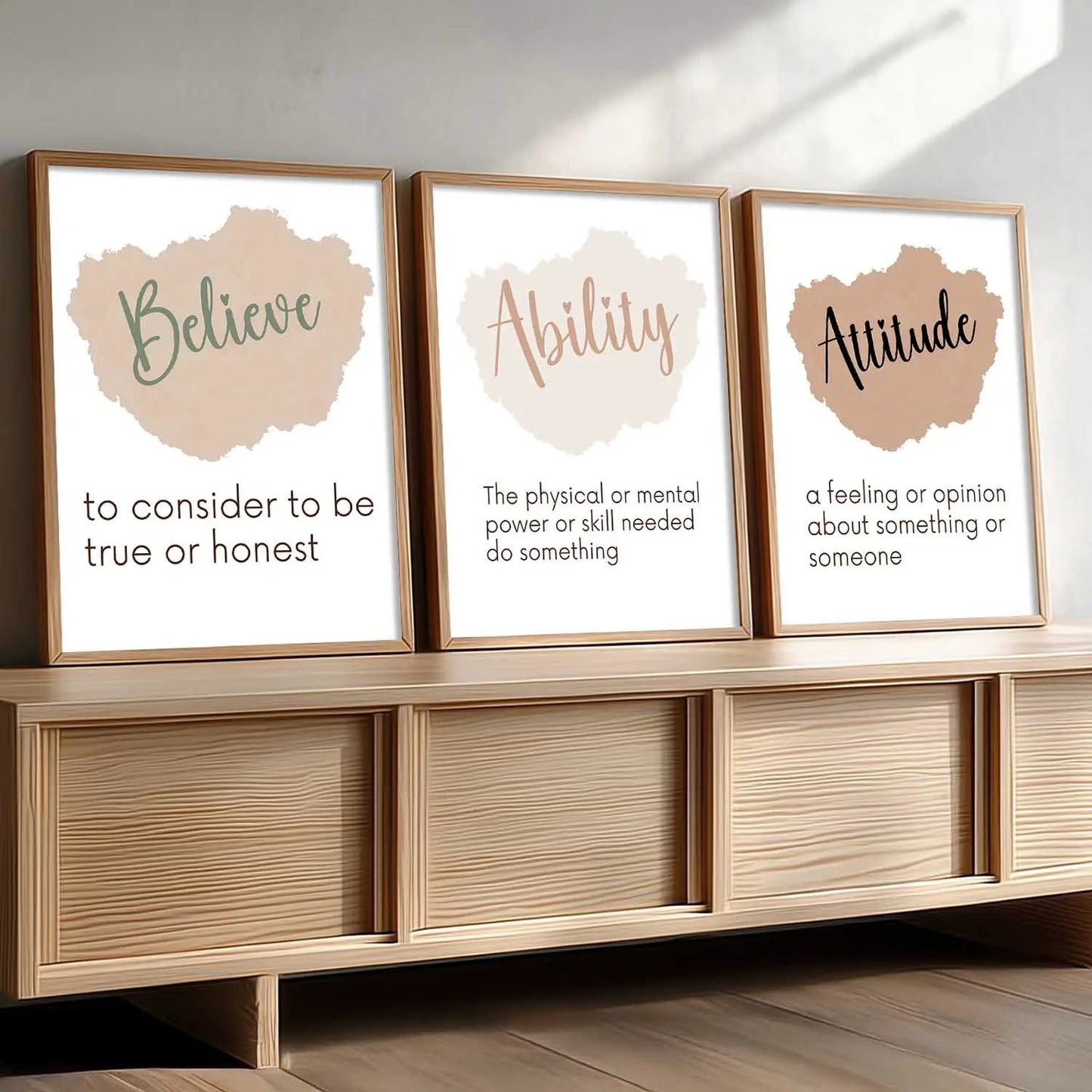 Motivational Wall Art Paintings for Living Room - Wall Poster With frames