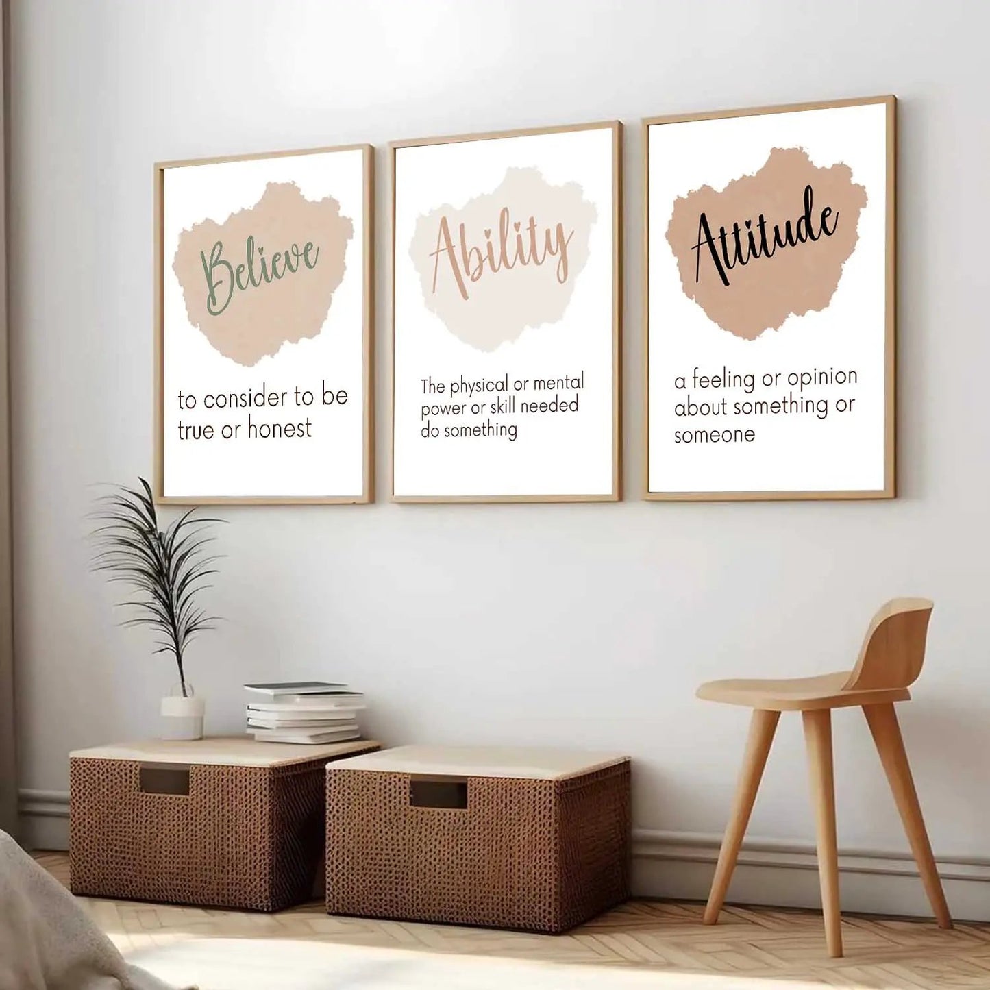 Motivational Wall Art Paintings for Living Room - Wall Poster With frames