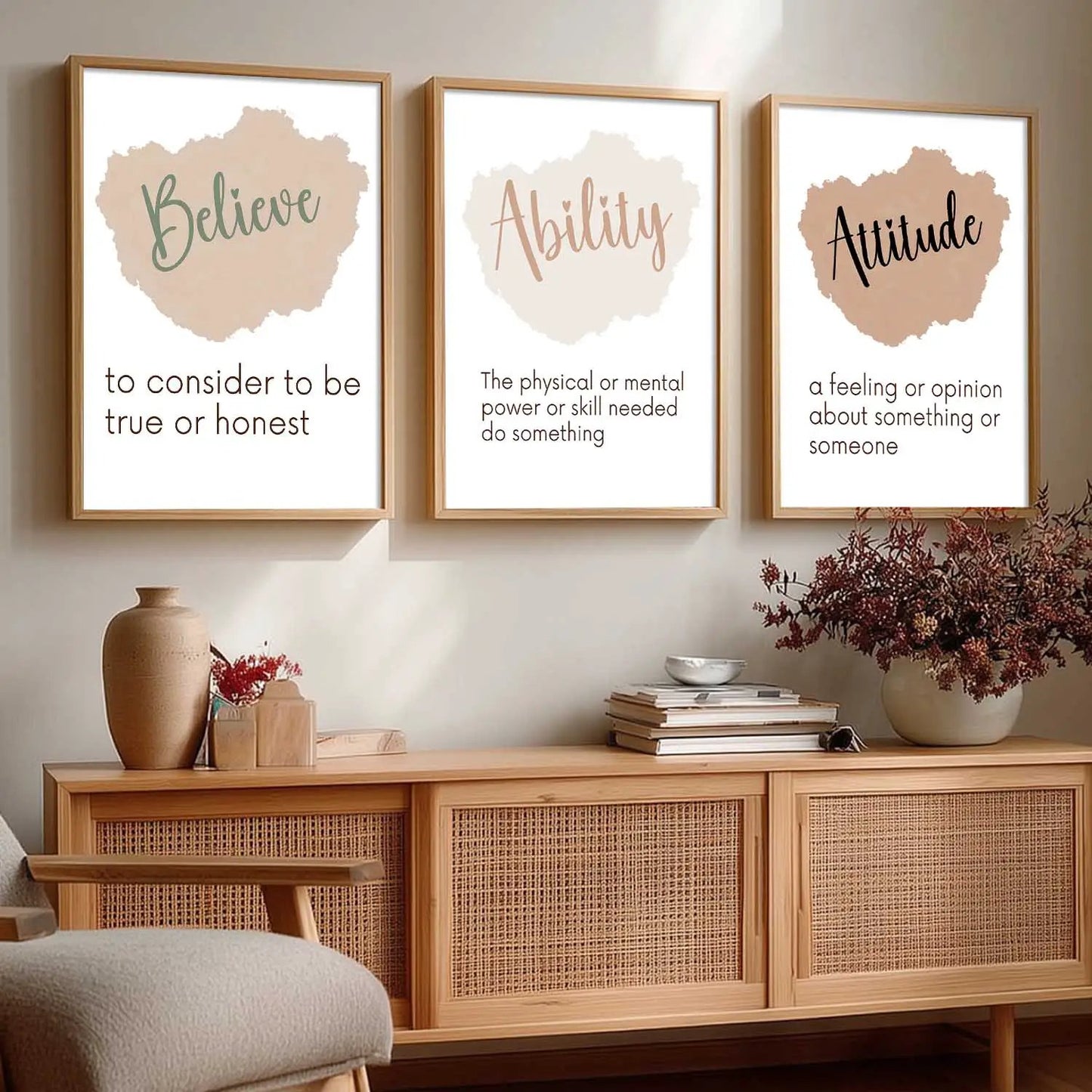 Motivational Wall Art Paintings for Living Room - Wall Poster With frames