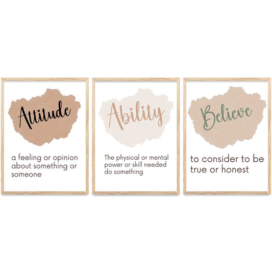 Motivational Wall Art Paintings for Living Room - Wall Poster With frames