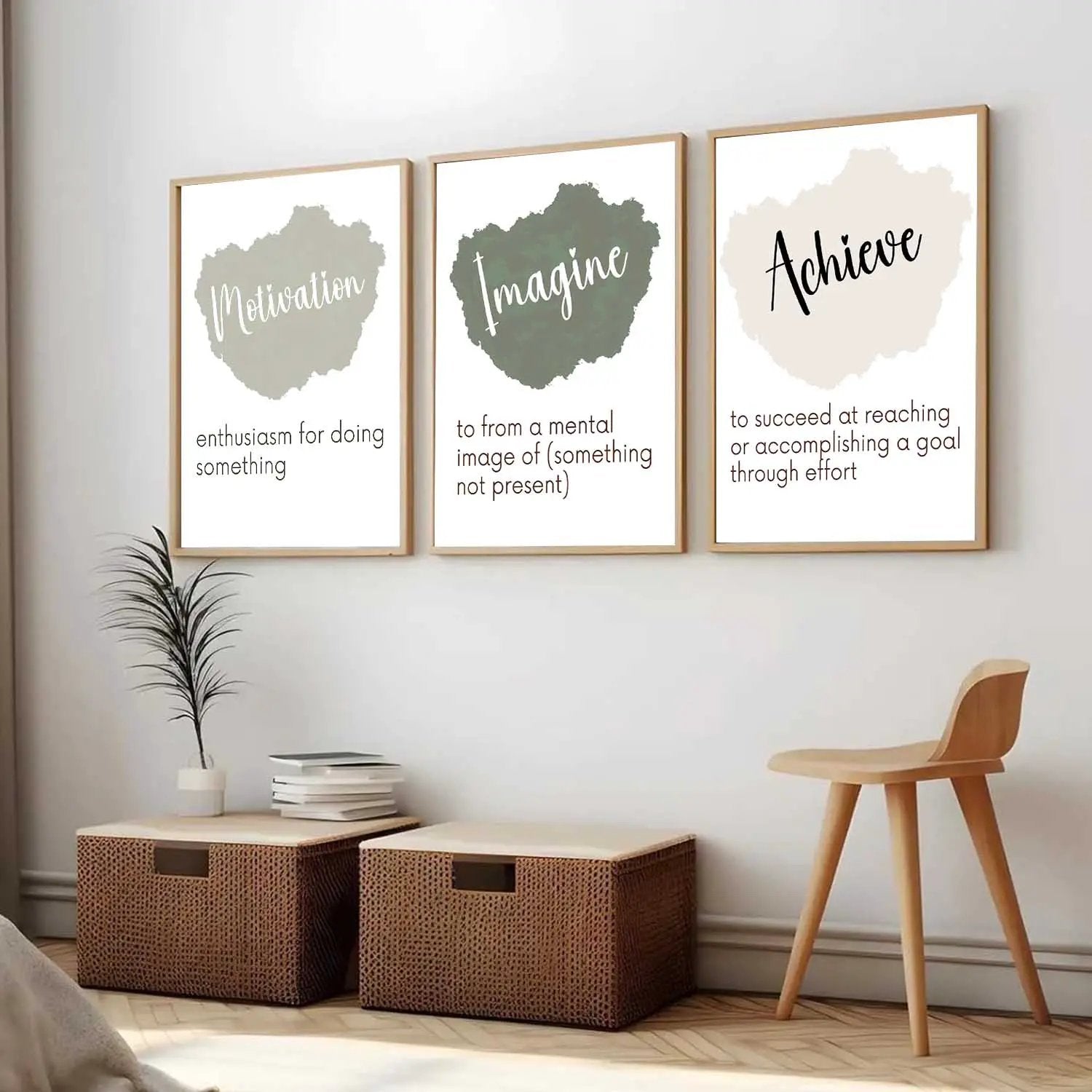 Motivational Wall Art Paintings for Living Room - Wall Poster With frames by Kotart store