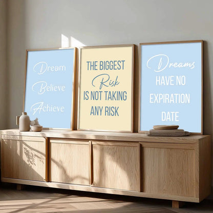 Motivational Wall Art Paintings for Living Room - Wall Poster With frames by Kotart store