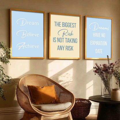 Motivational Wall Art Paintings for Living Room - Wall Poster With frames by Kotart store