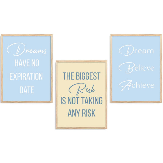 Motivational   Wall Art Paintings for Living Room - Wall Poster With frames