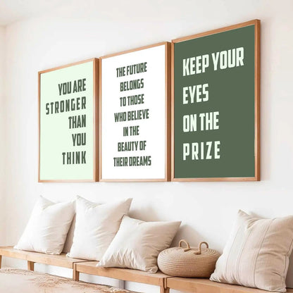 Motivational Wall Art Paintings for Living Room - Wall Poster With frames by Kotart store