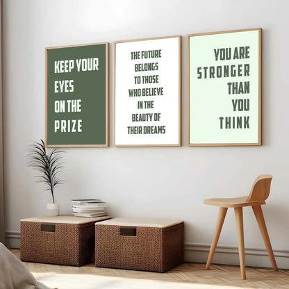 Motivational Wall Art Paintings for Living Room - Wall Poster With frames by Kotart store