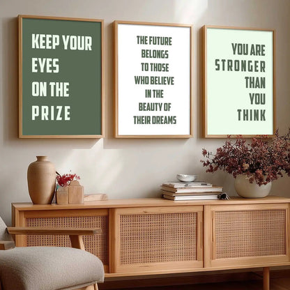 Motivational Wall Art Paintings for Living Room - Wall Poster With frames by Kotart store