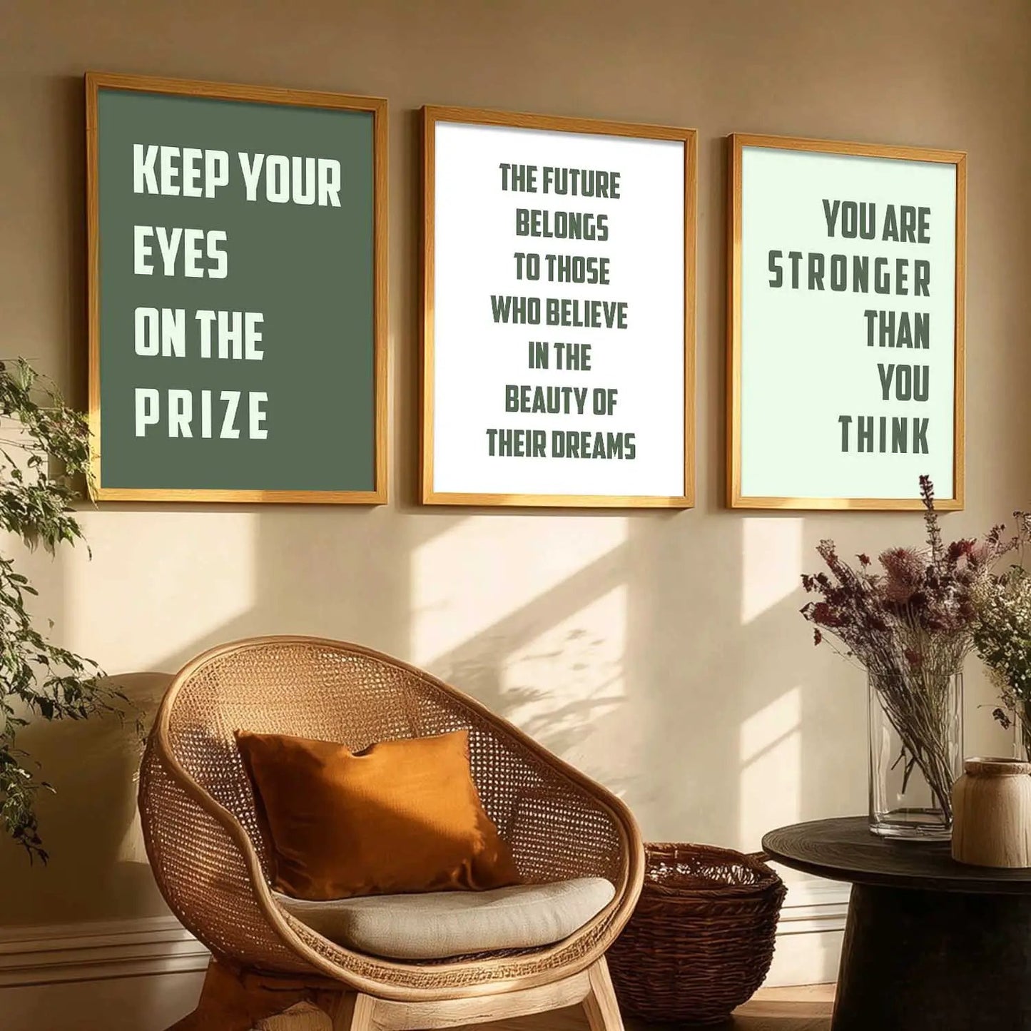 Motivational Wall Art Paintings for Living Room - Wall Poster With frames by Kotart store