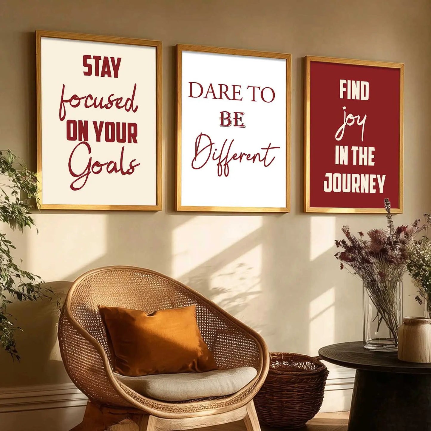 Motivational Wall Art Paintings for Living Room - Wall Poster With frames by Kotart store
